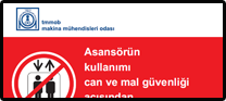 adana asansör kırmızı etiket